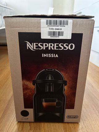 Cafetera Nespresso Inissia DeLonghi Negra