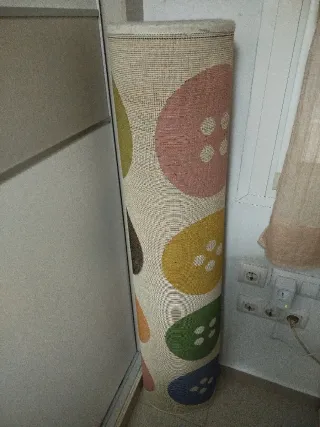 Alfombra botones multicolor