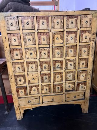 Pareja Muebles Farmacia China Madera