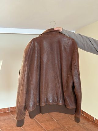 Cazadora Chevignon Cuero Beige/Marrón