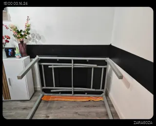 Mesa extensible cristal y metal 140hasta 240