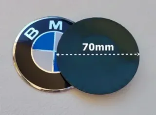 2 Emblemas BMW 70mm Logo para Moto Motorrad