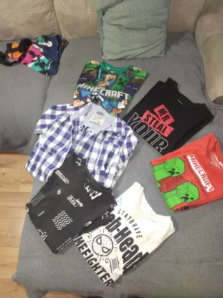 Lote Camisetas Niño Talla 8-10