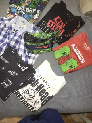 Lote Camisetas Niño Talla 8-10