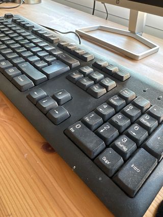 Teclado HP USB Negro Completo