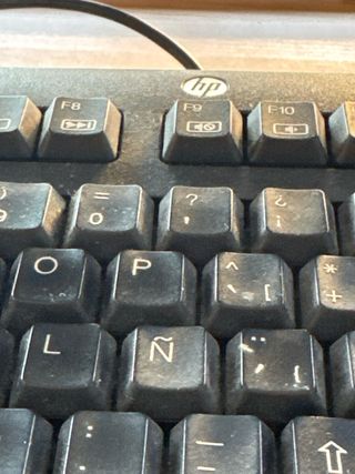 Teclado HP USB Negro Completo