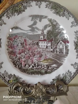 Platos Johnson Bros  v Porcelana