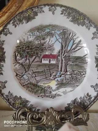 Platos Johnson Bros  v Porcelana