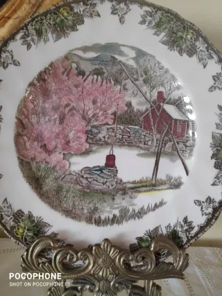 Platos Johnson Bros  v Porcelana