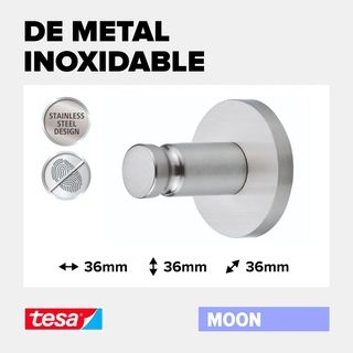 tesa Moon Percha de toallas moderna, apariencia de