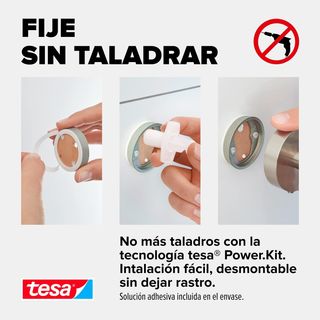 tesa Moon Percha de toallas moderna, apariencia de