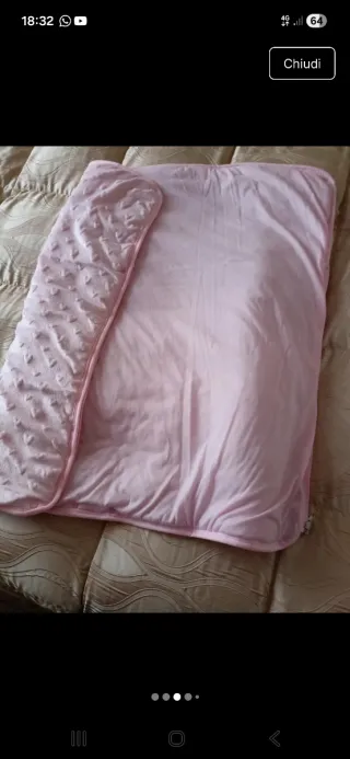 Sacco nanna rosa con cuoricini