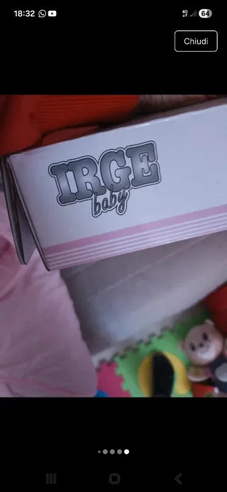 Sacco nanna rosa con cuoricini