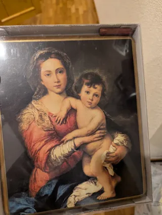 Cuadro religioso Virgen y Niño