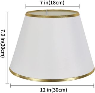 DULEE 12'' E27/E14 Screw Tela Pantalla de Lámpara