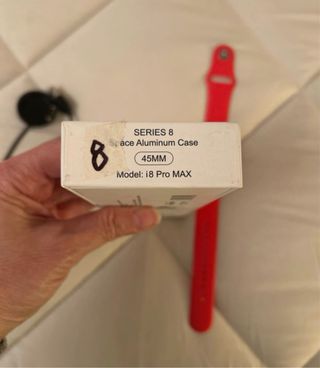 Smartwatch Hi Watch i8 Pro Max Rosso