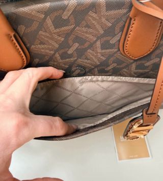 Bolso Michael Kors Marrón y Dorado