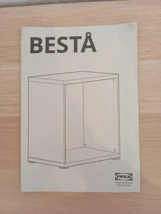 Mueble auxiliar IKEA BESTÅ blanco brillo