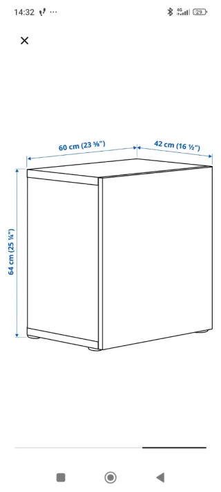 Mueble auxiliar IKEA BESTÅ blanco brillo
