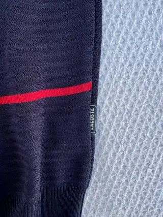 Polo Lacoste Rayas Azul Marino