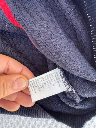 Polo Lacoste Rayas Azul Marino