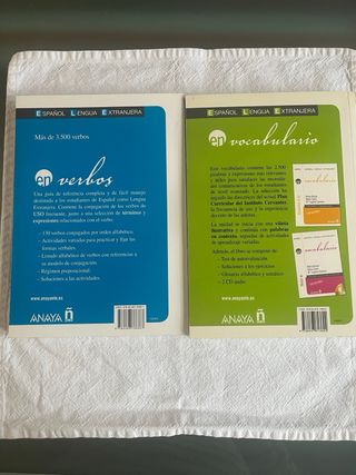 Español, Idioma extranjero, varios libros