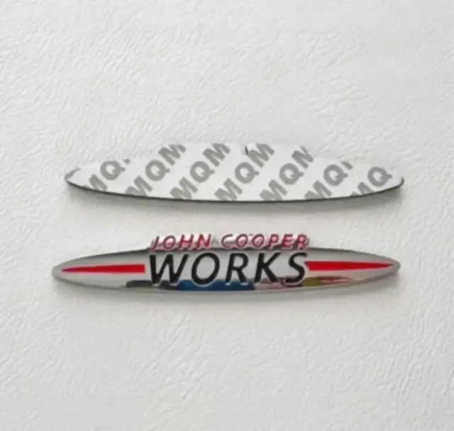 Logo Emblema JCW para Maletero de Mini Cooper One