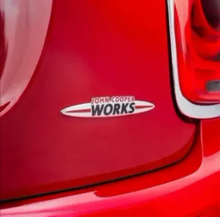 Logo Emblema JCW para Maletero de Mini Cooper One
