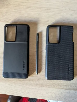 Samsung Galaxy S21 Ultra 5G + SPen + Fundas Spigen