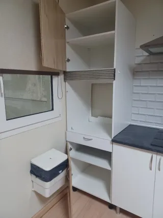 Columna para horno empotrado