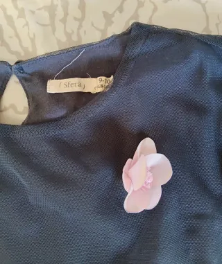 Vestido niña tul flores Sfera, talla 9-10