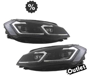 KJ FAROS FULL LED DINAMICOS VOLKSWAGEN VW GOLF 7.5 17-19 LOO