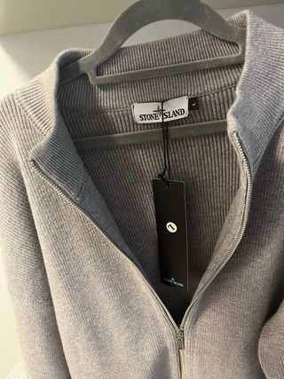 Stone Island Jersey Cremallera Beige Talla L