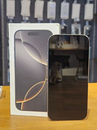 IPHONE 16 PRO 128GB TITANIUM 100% BATERIA..
