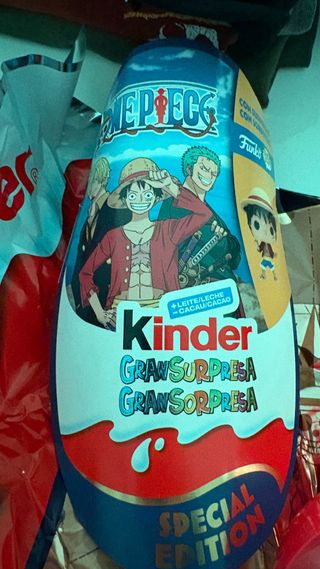 Envoltorio Huevo Kinder One Piece Edición Especial