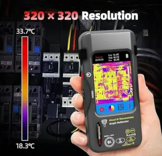 Cámara Térmica Multímetro