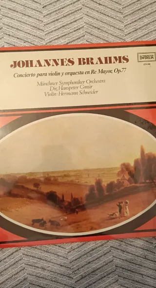 Vinilo Johannes Brahms Concierto Violín Op.77