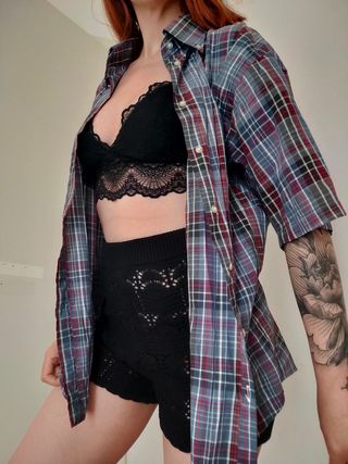 Camicia cotone a quadri