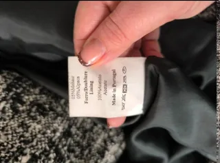 Abrigo largo vintage algodón y lana