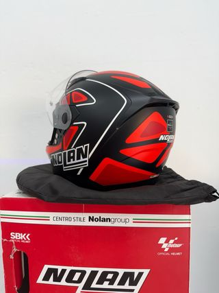 Casco Nolan Talla L Negro/Rojo