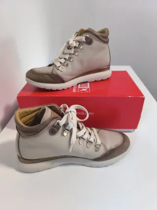 Botas Pikolinos Beige/Marrón y dorado Talla 37