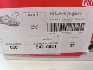 Botas Pikolinos Beige/Marrón y dorado Talla 37