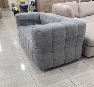 Sofá 3 plazas gris - Ideal apartamentos