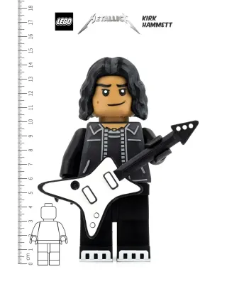 Lego Custom XXL Metallica Kirk Hammett