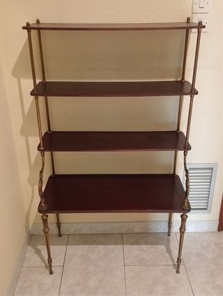 Estantería auxiliar madera y metal