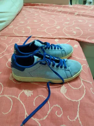 Zapatillas Adidas Azules y Grises