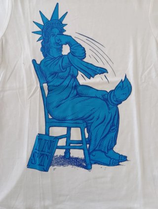 T-shirt Z.Y. INSTITUTE no liberty usa ice anti M