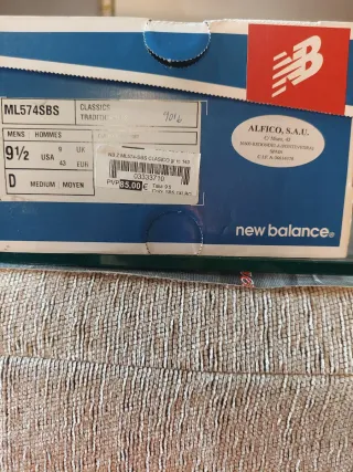 Zapatillas New Balance Hombre Azul/Rojo