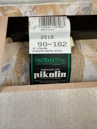 Somier y colchón 90x182 cm como nuevos, tengo 6