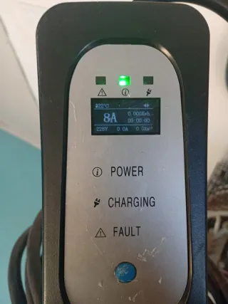 Cargador Coche Eléctrico Enchufe Schuko